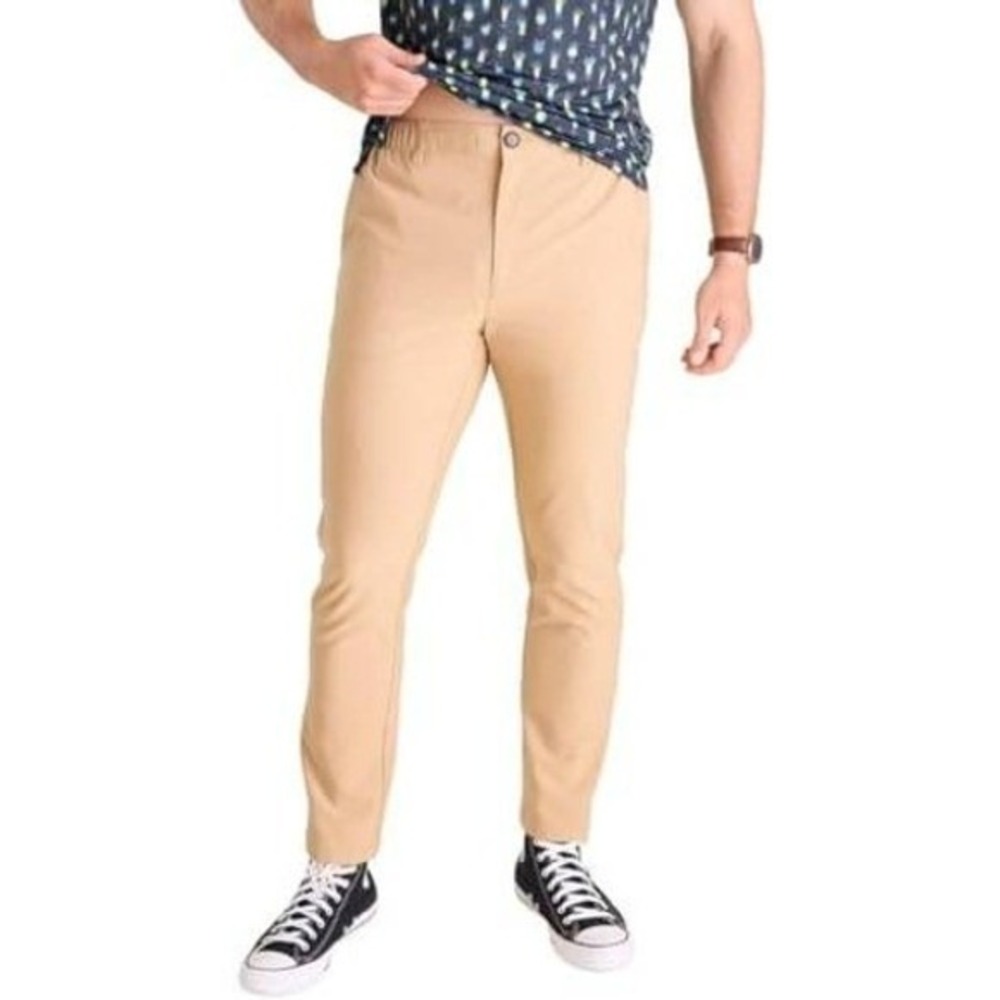 Chubbies Men's Everywear Pants Chino Tan Khaki‎ All About Almonds- L